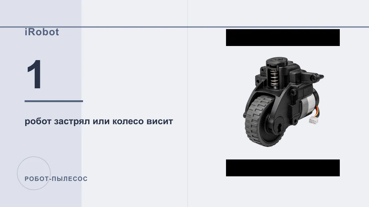 Код 1 робот-пылесос iRobot