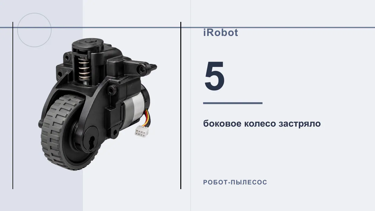 Код 5 робот-пылесос iRobot