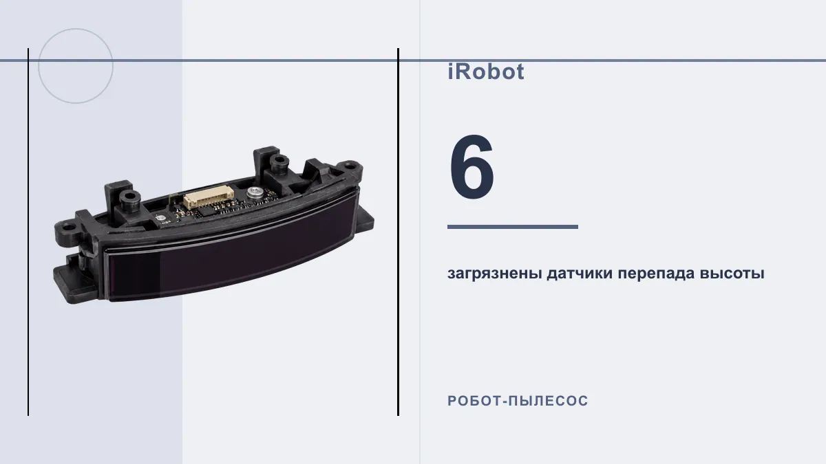Код 6 робот-пылесос iRobot
