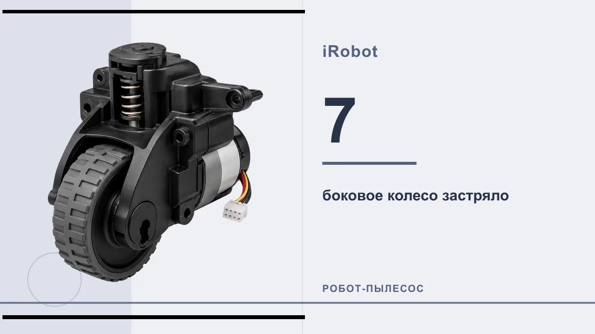 Код 7 робот-пылесос iRobot