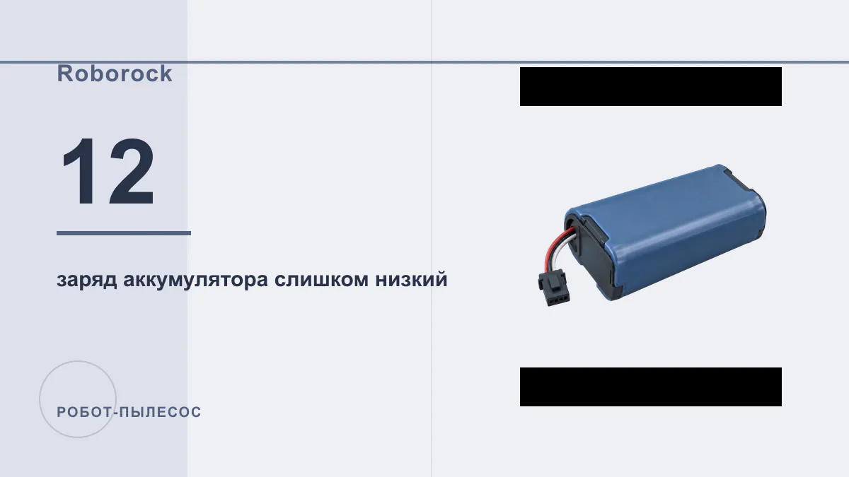 Код 12 робот-пылесос Roborock