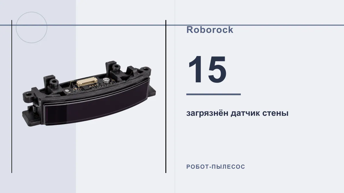 Код 15 робот-пылесос Roborock