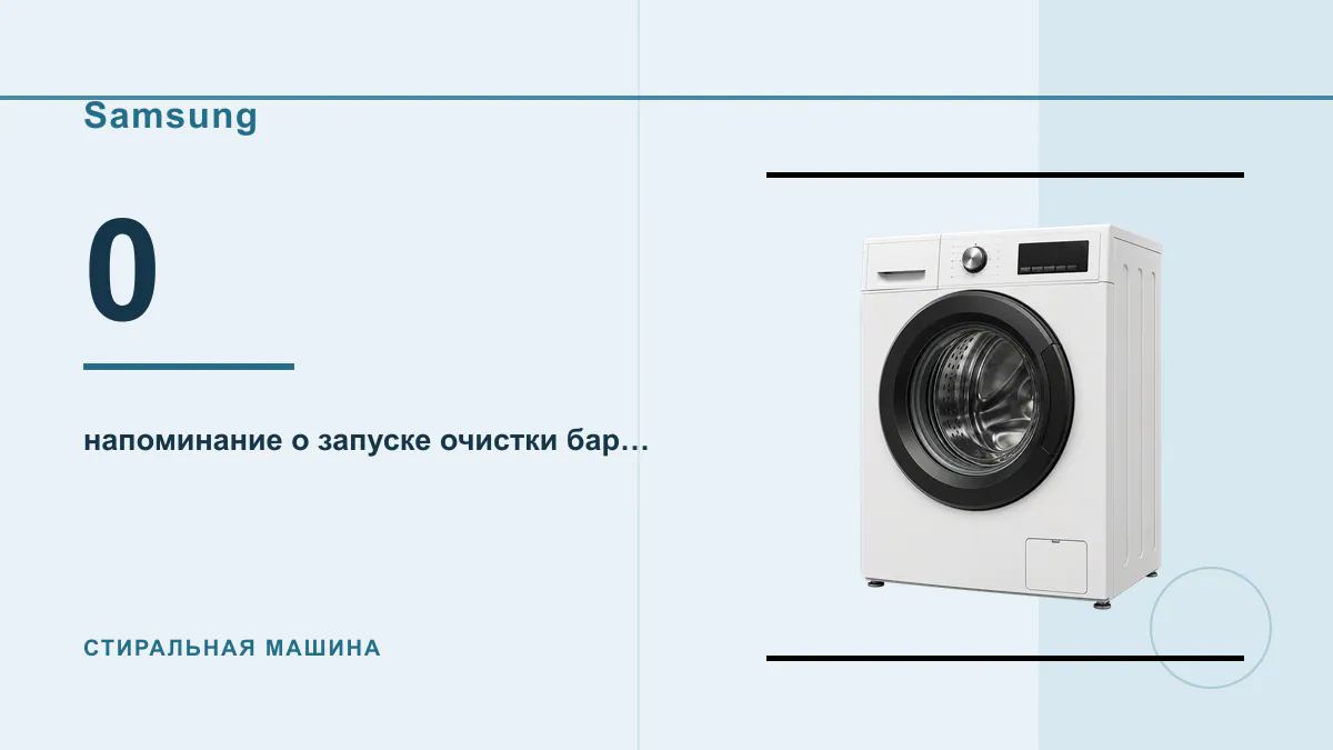Код 0 стиральная машина Samsung